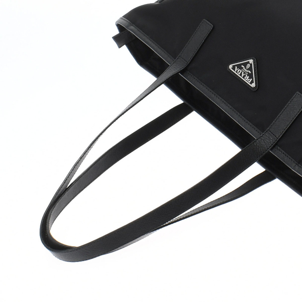 Prada Hardware Nylon Tote Bag Black Silver - Picture 3 of 10